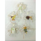 Christening Communion Capia Chest Favor Pin Ons 12 Ct